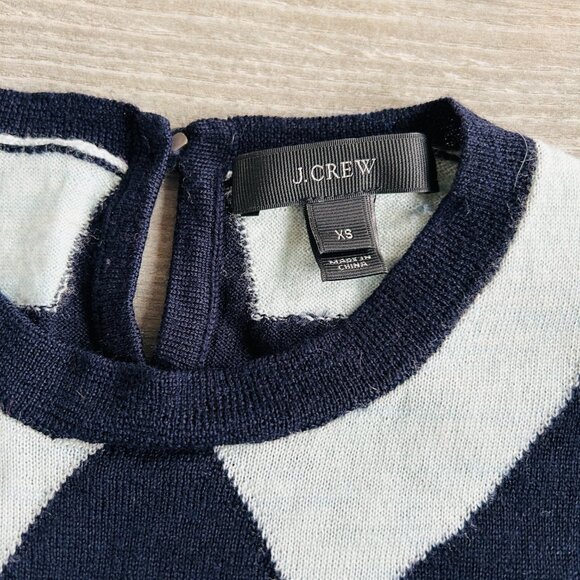 J. Crew 100% Merino Trompe L'Oeil Intarsia Pullover Sweater (size XS) - Picture 9 of 15